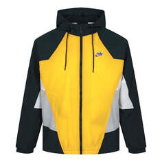 Куртка Nike Sportswear Heritage Windrunner hooded Woven Jacket Yellow, желтый