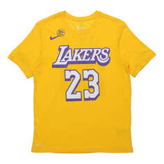 Футболка Nike NBA City limited Jersey 19-20 Season Los Angeles Lakers LeBron James No. 23 Yellow, желтый