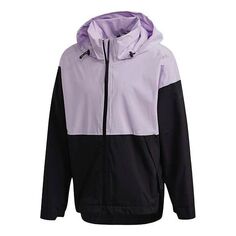 Куртка adidas Urban Rain.rdy Outdoor Sports Hooded Jacket Purple, фиолетовый
