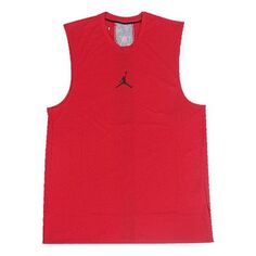 Майка Air Jordan Quick Dry Basketball Training Sports Vest Red, красный Nike