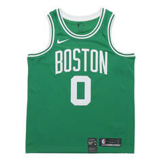 Майка Nike NBA Team limited Jersey SW Fan Edition Boston Celtics Tatum 0 Green, зеленый