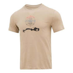 Футболка Men&apos;s Nike Printing Round Neck Short Sleeve Khaki T-Shirt, хаки