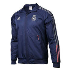 Куртка adidas Real Anthem Jkt Real Madrid Soccer/Football Sports Jacket Navy Blue, синий