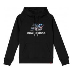 Толстовка New Balance Logo Printing Black, черный