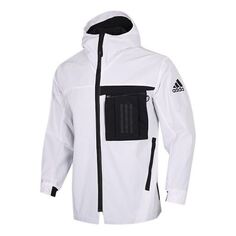 Куртка adidas Zipper Cargo Woven Fleece Lined Jacket White, белый