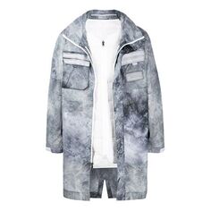 Куртка Air Jordan 23 Engineered Printed Parka Jacket &apos;White gray&apos;, белый Nike