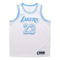 Майка Nike NBA City Edition Lakers LeBron James Dri-FIT Swingman Jersey Vest Mens White, белый