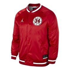 Куртка Men&apos;s Air Jordan Thin And Light Mesh Baseball Jacket 34 Red, красный Nike