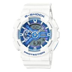 Часы CASIO G-Shock Analog-Digital &apos;White Blue&apos;, белый