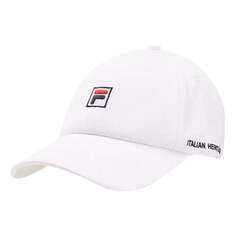 Кепка FILA Logo Baseball Cap White/Blue/Red, белый