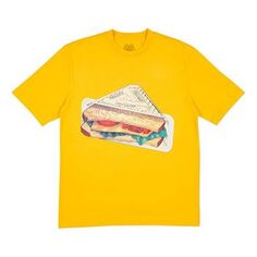 Футболка PALACE Plow Mans T-Shirt Citrus Triangle Pattern Short Sleeve Unisex Yellow, желтый