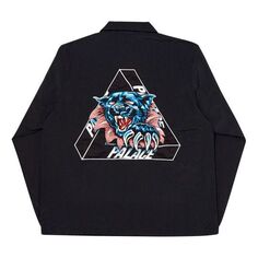 Куртка PALACE Triangle Pattern Logo lapel Jacket Unisex Black, черный