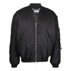Куртка OFF-WHITE Solid Color Jacket Loose Fit Black, мультиколор
