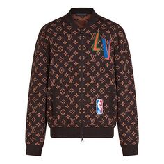 Куртка LOUIS VUITTON x NBA FW21 Men&apos;s Jacket Brown, коричневый