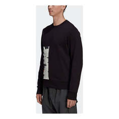 Толстовка Men&apos;s Y-3 Logo Printing Long Sleeves Pullover Black, черный