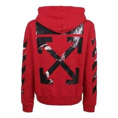 Толстовка Men&apos;s OFF-WHITE Painting Red, красный