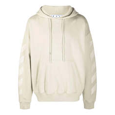 Толстовка Men&apos;s OFF-WHITE FW21 Logo Rubber Arrow Pullover Loose Fit Beige, цвет abbey stone