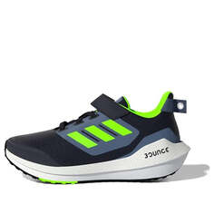 Кроссовки (GS) Adidas EQ21 Run 2.0 Bounce Sport Running &apos;Black Solar Green&apos;, черный