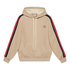 Толстовка GUCCI Jersey Hooded Sweatshirt &apos;Beige&apos;, бежевый