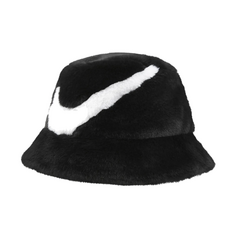 Кепка Nike Apex Faux Fur Swoosh Bucket Hat &apos;Black&apos;, черный