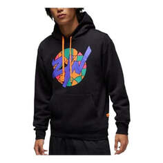 Толстовка Air Jordan Zion Fleece Pullover Hoodie &apos;Black Cone&apos;, черный Nike