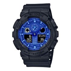 Часы CASIO G-Shock Analog-Digital &apos;Black Blue&apos;, черный