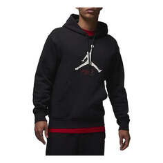 Толстовка Air Jordan Essentials Fleece Hoodie &apos;Black white&apos;, белый Nike