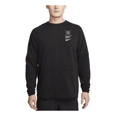 Толстовка Nike Dri-FIT Men&apos;s Graphic Fitness Crew &apos;Black&apos;, черный