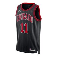 Майка Air Jordan x NBA DRI-FIT Chicago Bulls DeMar DeRozan Jerseys &apos;Black&apos;, черный Nike