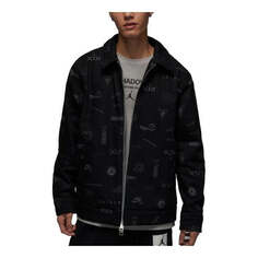 Куртка Air Jordan Flight Heritage Jacket &apos;Black&apos;, черный Nike