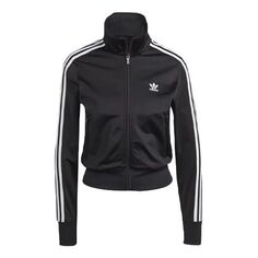 Куртка (WMNS) Adidas Firebird TT &apos;Black White&apos;, черный