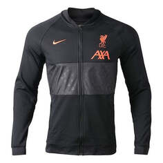 Куртка Nike Liverpool FC Soccer Track Jacket &apos;Black&apos;, черный
