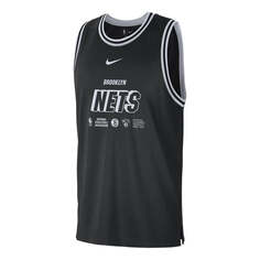 Майка Nike x NBA Brooklyn Nets Training Jerseys &apos;Black&apos;, черный