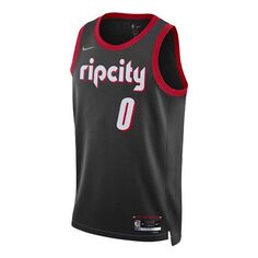 Майка Nike x NBA Portland Trail Blazers Jerseys &apos;Damian Lillard 0&apos;, черный