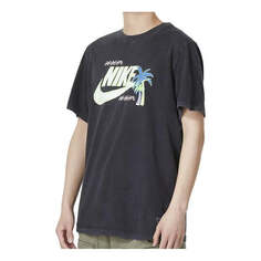 Футболка Nike Sportswear Coconut Tree T-Shirt &apos;Black&apos;, черный