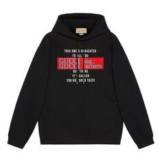 Толстовка GUCCI FW21 You got good taste Hoodie &apos;Black&apos;, черный