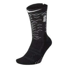 Носки Nike Kyrie Elite Quick Crew Socks &apos;Black White&apos;, черный