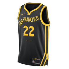 Майка Nike Dri-FIT NBA Swingman Jersey 2023/24 City Edition &apos;Golden State Warriors Andrew Wiggins&apos;, черный