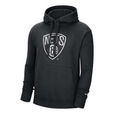 Толстовка Nike NBA Brooklyn Nets Fleece Pullover Hoodie &apos;Black&apos;, черный