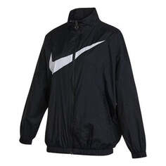 Куртка (WMNS) Nike Sportswear Essential Woven Jacket &apos;Black&apos;, черный