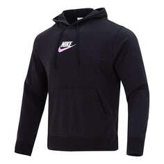 Толстовка Nike Club French Terry Pullover Hoodie &apos;Black&apos;, черный