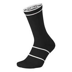 Носки Nike Court Essential Crew Tennis Socks &apos;Black White&apos;, черный