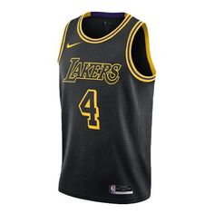 Майка Nike x NBA LA Lakers Icon Edition Jerseys &apos;Alex Caruso 4&apos;, черный