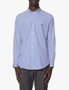 Спортивная рубашка из бистряка Ralph Lauren, цвет Blue/White Bengal Stripe