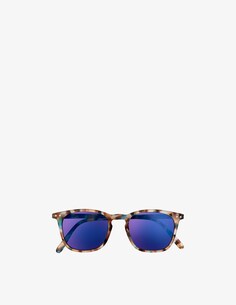 Солнцезащитные очки Модель #E с зеркальными линзами Izipizi, цвет Blue Tortoise