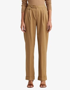 Шерстяные брюки Lauren Ralph Lauren, коричневый