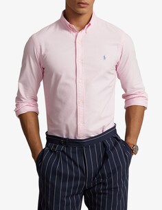 Узкая рубашка индивидуального кроя Ralph Lauren, розовый