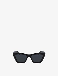 Солнцезащитные очки SF929S в квадратной оправе Ferragamo, коричневый