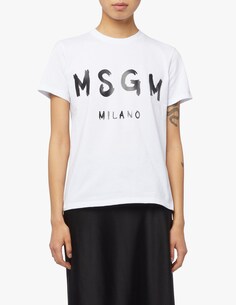 Футболка MSGM, цвет Bianco