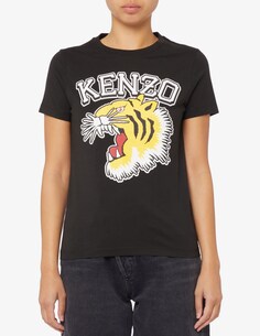 Новая футболка с тигром Kenzo, черный